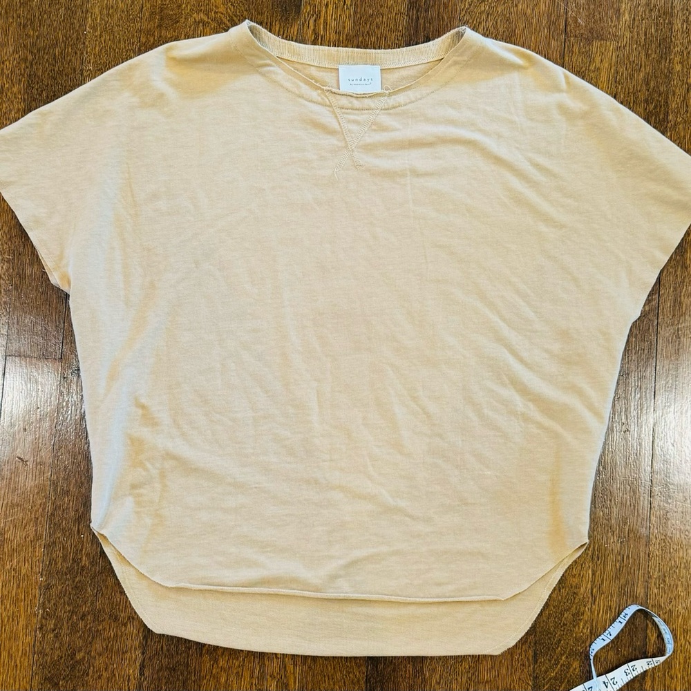 SUNDAYS Tan Loungewear top Size SMALL